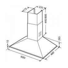 TEKA Вытяжка Teka DBB 60 BK