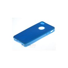 Силиконовая накладка для iPhone 4 4S вид №18 blue