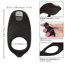 Черный вибронабор для двоих Silicone Remote Foreplay Set (223427)