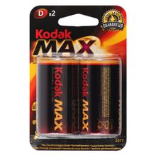 Батарейка Kodak LR20-2BL MAX   D MN1300 (2шт)