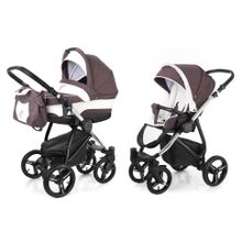 Коляска 2 в 1 Esspero Newborn Lux (шасси Chrome) - Brown Lux