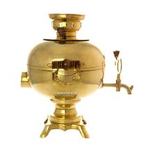 Электрический самовар 3 литра желтый "шар", арт. 130278