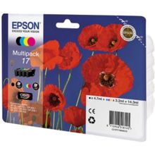 Картридж (комплект 4шт) Epson Expression Home XP-33 103 203 207  C13T17064A10, BK,C,M,Y