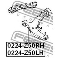 Рычаг Подвески | Перед Лев | Nissan Murano Z50 2002.09-2007.10 [Ca] Febest арт. 0224Z50LH