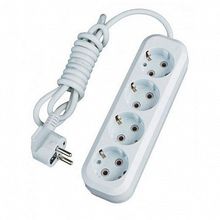 Удлинитель   Стандарт 4-местный, 10м, с заземлением, UBP10-375-4-10 | код. UBP10-375-4-10 |  EKF