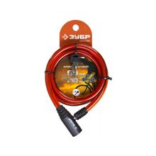 Замок тросовый Зубр Мастер 37263-95 (3 ключа, 950мм, d 10мм)