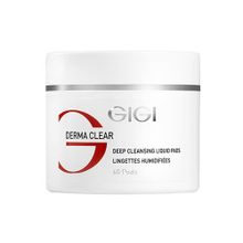 Ватные диски очищающие GiGi Derma Clear Deep cleansing liquied pad 60шт