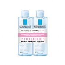 La Roche-Posay Ultra Reactive Мицеллярная вода для чувствительной, склонной к аллергии кожи 2х400 мл