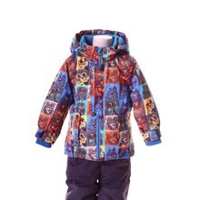 Теплый снег Костюм для мальчика (куртка, полукомбинезон, шарф) Q824W16 123