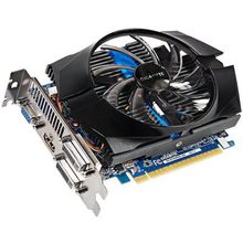 Видеокарта 2048МБ, Gigabyte GV-N740D5OC-2GI, GT740, 2xDVI, HDMI, VGA, GDDR5, 128-бит, Retail