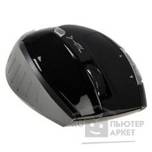 Jet.A Black Style OM-U17G Black&Red Беспроводная мышь, 800 1600 DPI, мини USB приемник, 5 кнопок, радиус действия до 10 м