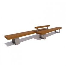 Скамейка парковая «РОСТОВ ДАБЛ» (4,5 м)