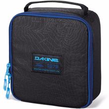 Молодежная чёрно-синяя фотосумка Dakine Dlx Pov Case Gla Glacier для экшн камер и акксессуаров с дополнительным чехлом.