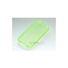 Силиконовая накладка для iPhone 4 4S вид №17 green