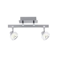 Paulmann. 60196 Светильник Gloria LED 2x 5 W, 230 12 V, 3000 K  2x 186 lm, никель тертый