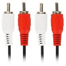 кабель Nexport 2 RCA M - 2 RCA M, 2.5 м, NP-2RM2RM-RBB-2.5