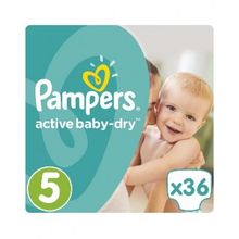 Pampers Active Baby-Dry 11-18 кг 5 размер 36 шт