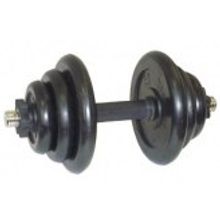 MB Barbell Гантель разборная черная 20 кг