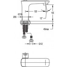 Смеситель на раковину CEZARES TESORO-F-LS-01-W0 TESORO-F-LS-01-W0