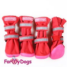 Непромокаемые сапоги ForMyDogs для средних и крупных собак, красный FMDX612K-2014-1