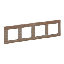 Legrand Рамка 4-постовая Legrand Valena Life Светлое дерево 754184 ID - 243891