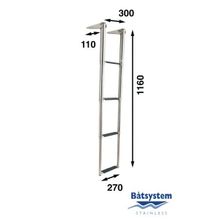 Batsystem Трап телескопический Batsystem BT115 1160 x 300 мм 4 ступеньки