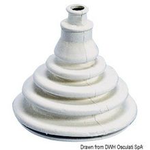 Osculati Fairlead bellow, white rubber, 03.412.02