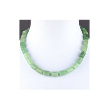 Бусики-Колечки Бусы Нефрит "Пиза" арт.ННФ-17(10-14)-46-1
