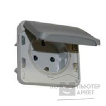 Legrand 69571 Розетка Plexo с заземлением с винтовыми клеммами IP55 цвет серый