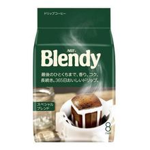 AGF Blendy Special Blend Кофе молотый в фильтр пакетах, 8 шт по 7 г
