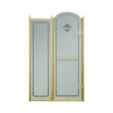 Душевая Дверь В Нишу 120 См, Профиль Золото, Правая, Cezares Retro-B-11-120-Pp-G-R