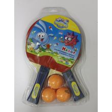 Смешарики Набор для настольного тенниса Смешарики (2 ракетки+3 шара)  SMTT102