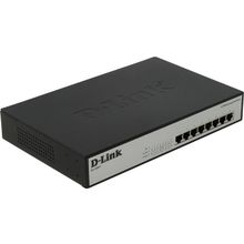 Коммутатор   D-Link  DES-1008P+  Неуправляемый коммутатор  (8UTP  10 100Mbps  PoE+)