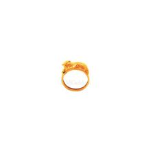 Золотое кольцо  с черным бриллиантом Котенок фауна СИМВОЛ 2011 ГОДА!