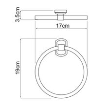 WasserKRAFT Держатель полотенец кольцо Oder K-3060