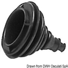 Osculati Fairlead bellow, black rubber, 03.412.00