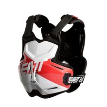 Защита панцирь Leatt Chest Protector 2.5 ROX White Red (5018100100), Размер OS