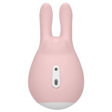 Розовый клиторальный стимулятор Love Bunny - 9,4 см. Розовый