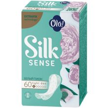 Ola! Silk Sense Light Deo Белый Пион 60 прокладок в пачке