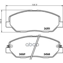 Колодки Тормозные Дисковые | Перед | Kia Sorento Ii (Xm) 2.4 Cvvt 11.2009 -  <=> Ssangyong Actyon Ii 2.0 08.2012 - NISSHINBO арт. NP6030