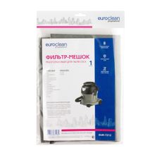 EUR-7212 Фильтр-мешок Euroclean многоразовый с пластиковым зажимом для пылесоса