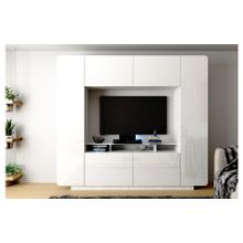 Смарт Стенка Купертино Денди (Квадрат Нео) 7 Глянцевый МДФ