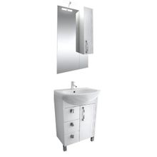Triton Мебель для ванной Кристи 60 L с ящиками, удлиненное зеркало