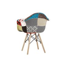 ПМ: Stool Group Кресло EAMES пэчворк Y809