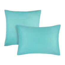 ПМ: Ecotex Набор наволочек Моноспейс - 2 шт. бирюзовый