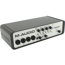 Звуковая карта   M-Audio M-Track QUAD (RTL) (Analog 4in 4out, MIDI in out, 24Bit 96kHz, USB 2.0)