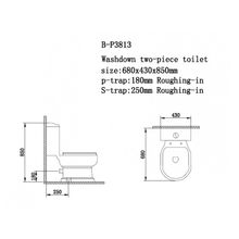 Унитаз Aksy Bagno Rome P-3813 Chrome