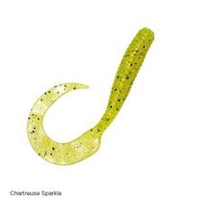 Мягкая приманка Grubz, 2.5", Chartreuse Sparkle, 10шт. Zman