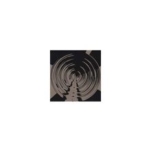 Ковер space vortex black (Ege) 200х200 см