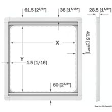 Osculati Oceanair surface roller blind and flyscreen for Bo, 19.802.02